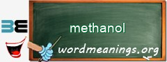 WordMeaning blackboard for methanol